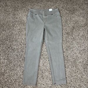 Chico's Perfect Stretch Nicky Slim Jegging Jean Basic in Taupe Wash Size 2 US Lg
